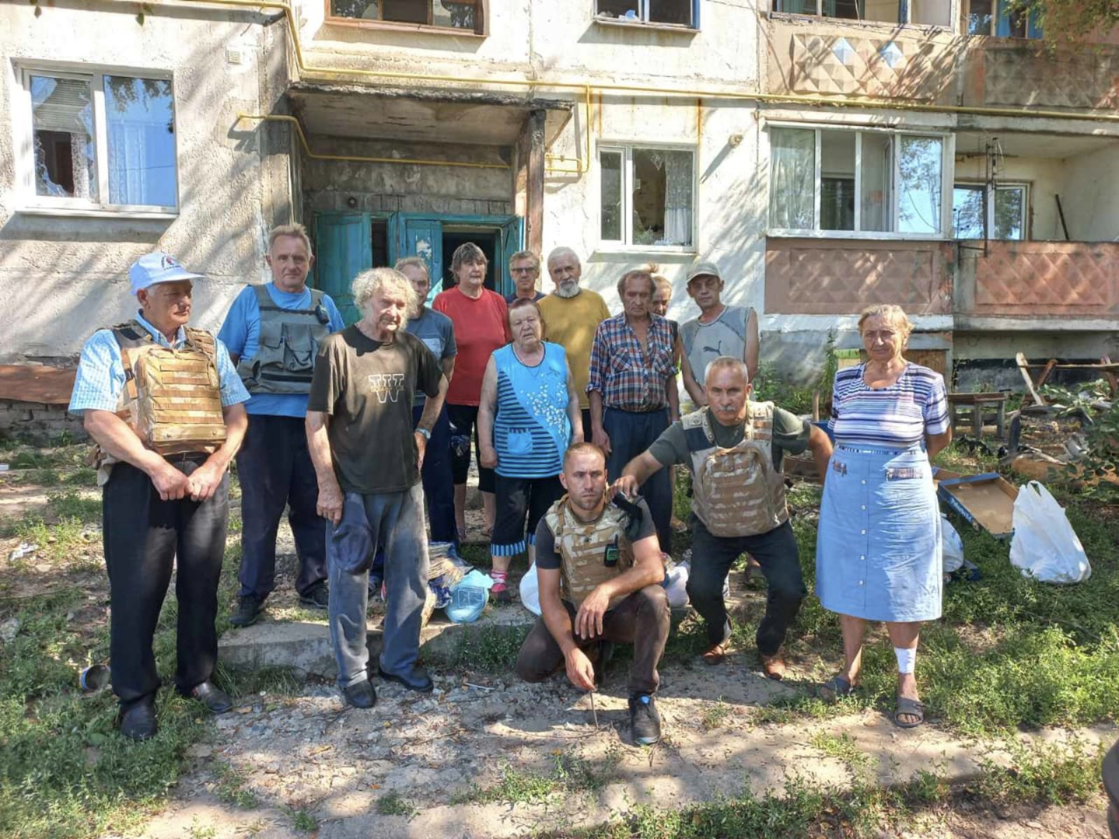 Ukraine Hilfe Gruppenfoto