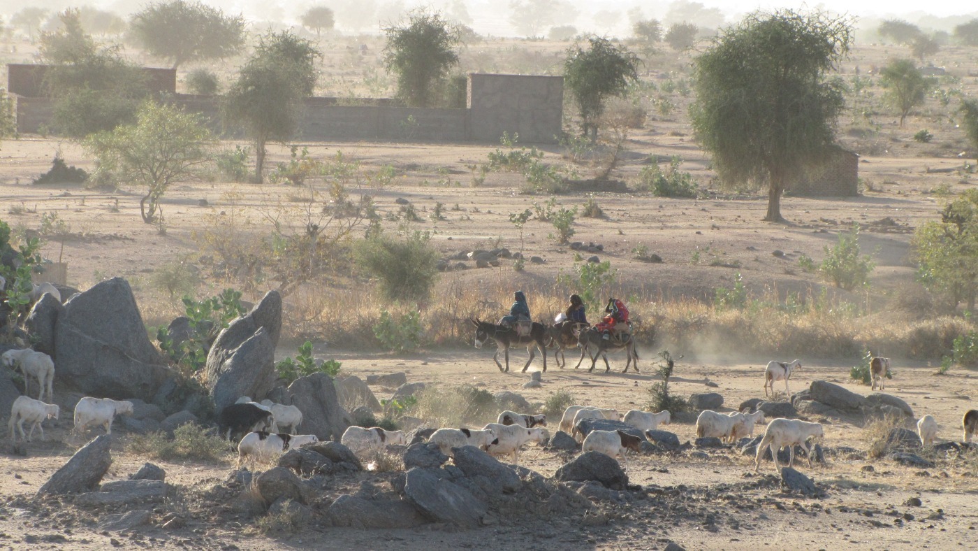 Landschaftsszene Tschad