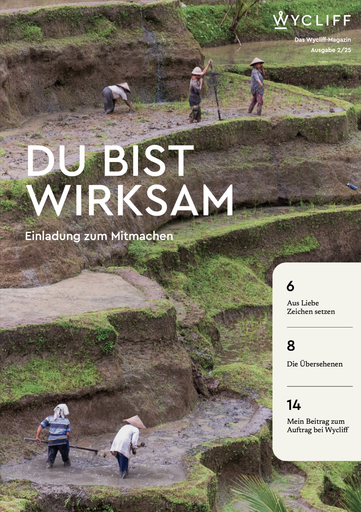 Titelblatt magazin du bist wirksam