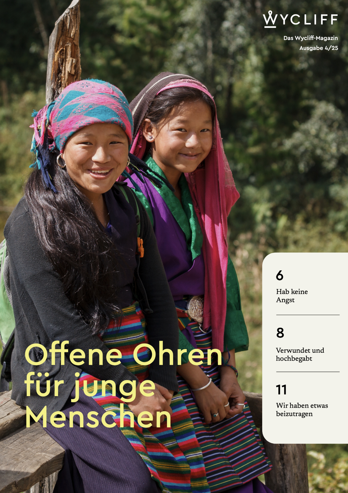 Titelbild Wycliff Magazin 4